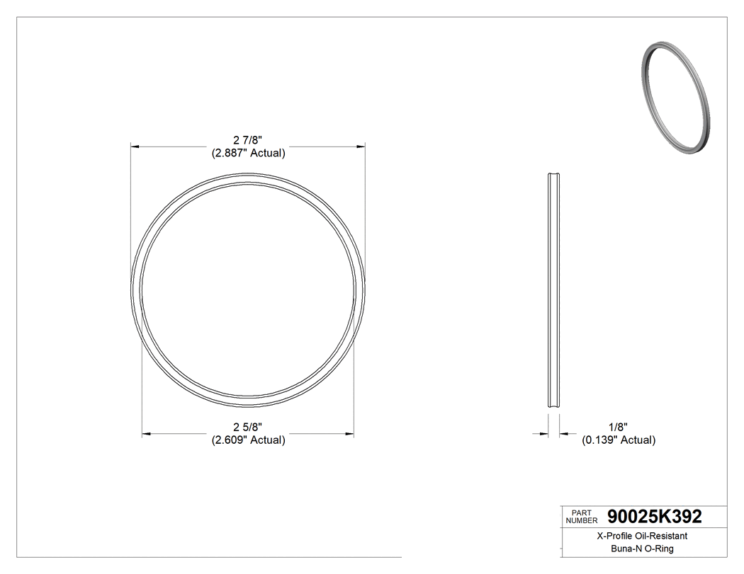 Technical drawing - 90025K392